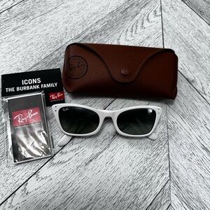 Ray-Ban White Cat-Eye Sunglasses